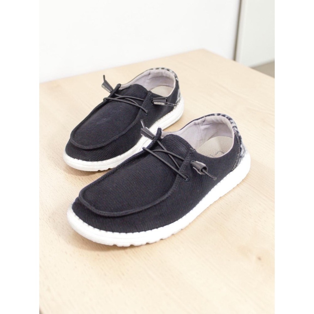 RESERVED @charlybug1113 Hey Dude Wendy Woven Slip-On Loafer Shoes- Grey Cheetah - Picture 3 of 12
